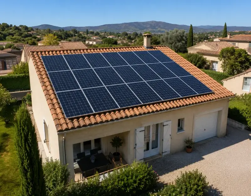 Prime à l'autoconsommation panneaux solaires Ollières — aide financière de l'État